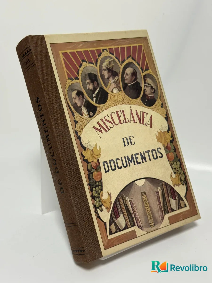 Portada de Miscelánea de Documentos de Esteban Paluzíe, libro de segunda mano