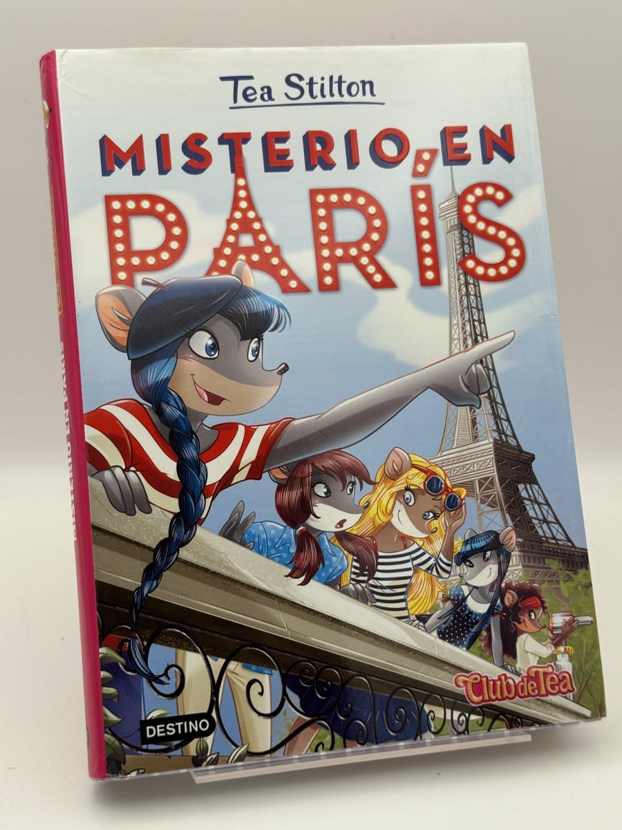 Portada de Misterio en París de Elisabetta Dami, libro de segunda mano