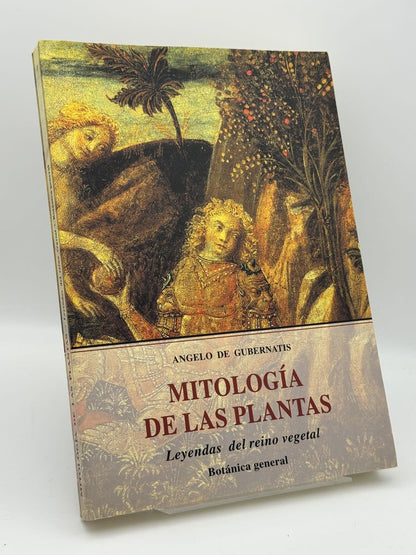 Portada de Mitología de las plantas de Angelo de Gubernatis, libro de segunda mano