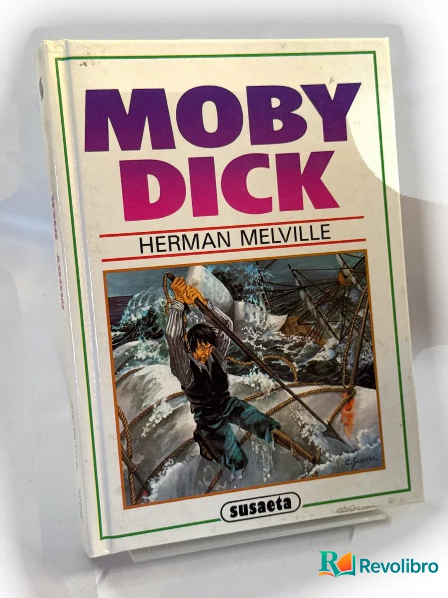Portada de Moby Dick de Herman Melville, libro de segunda mano