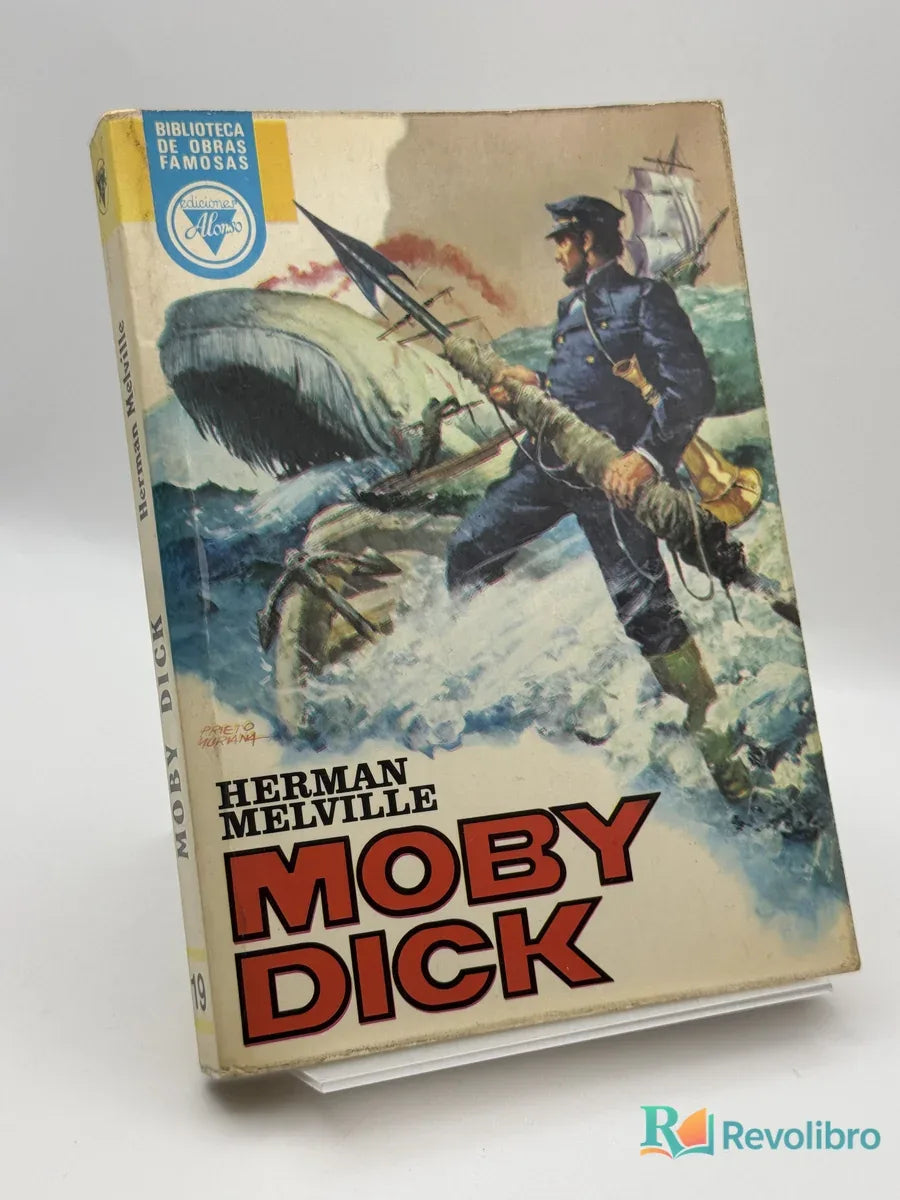 Portada de Moby Dick de Herman Melville, libro de segunda mano