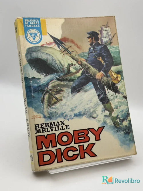 Portada de Moby Dick de Herman Melville, libro de segunda mano