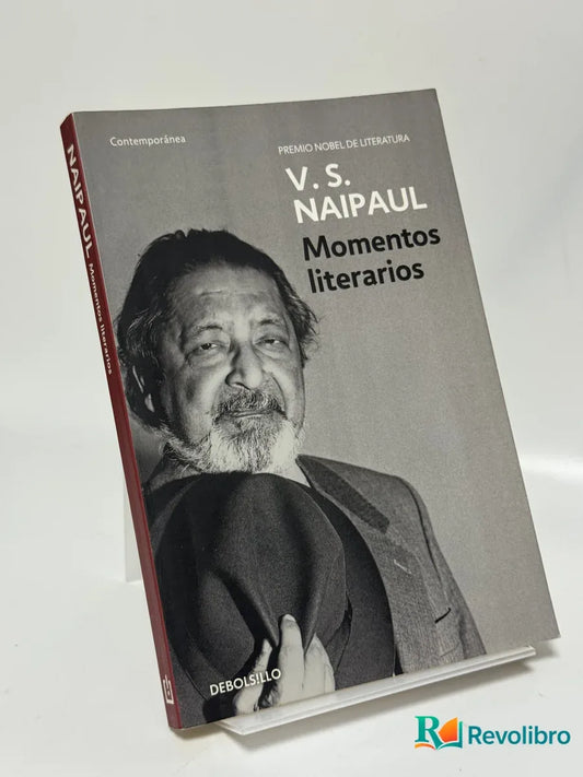 Portada de Momentos literarios de V. S. Naipaul, libro de segunda mano