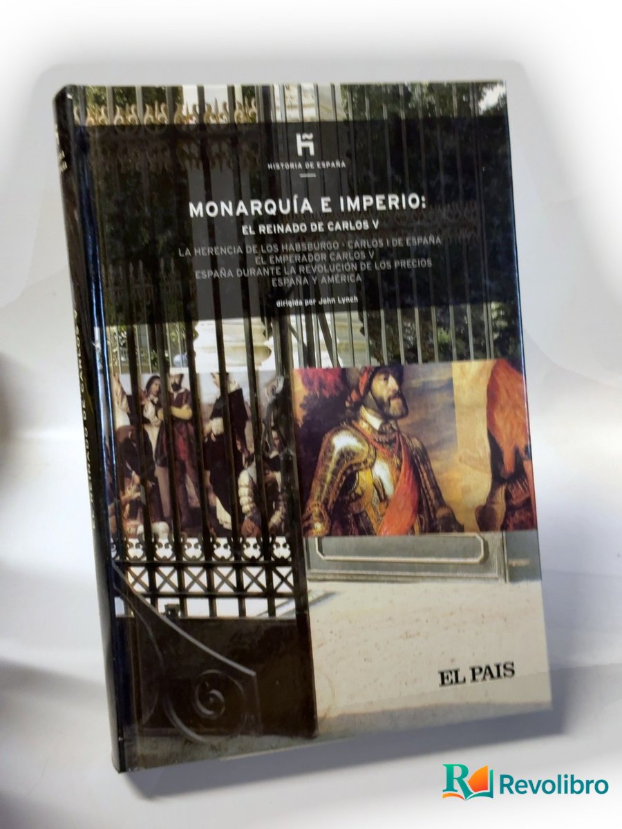 Portada de Monarquía e imperio: El reinado de Carlos V920 de Manuel Fernández Álvarez, libro de segunda mano