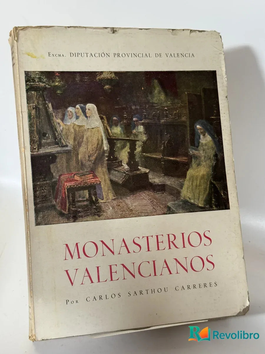 Portada de Monasterios Valencianos de Carlos Sarthou Carreres, libro de segunda mano