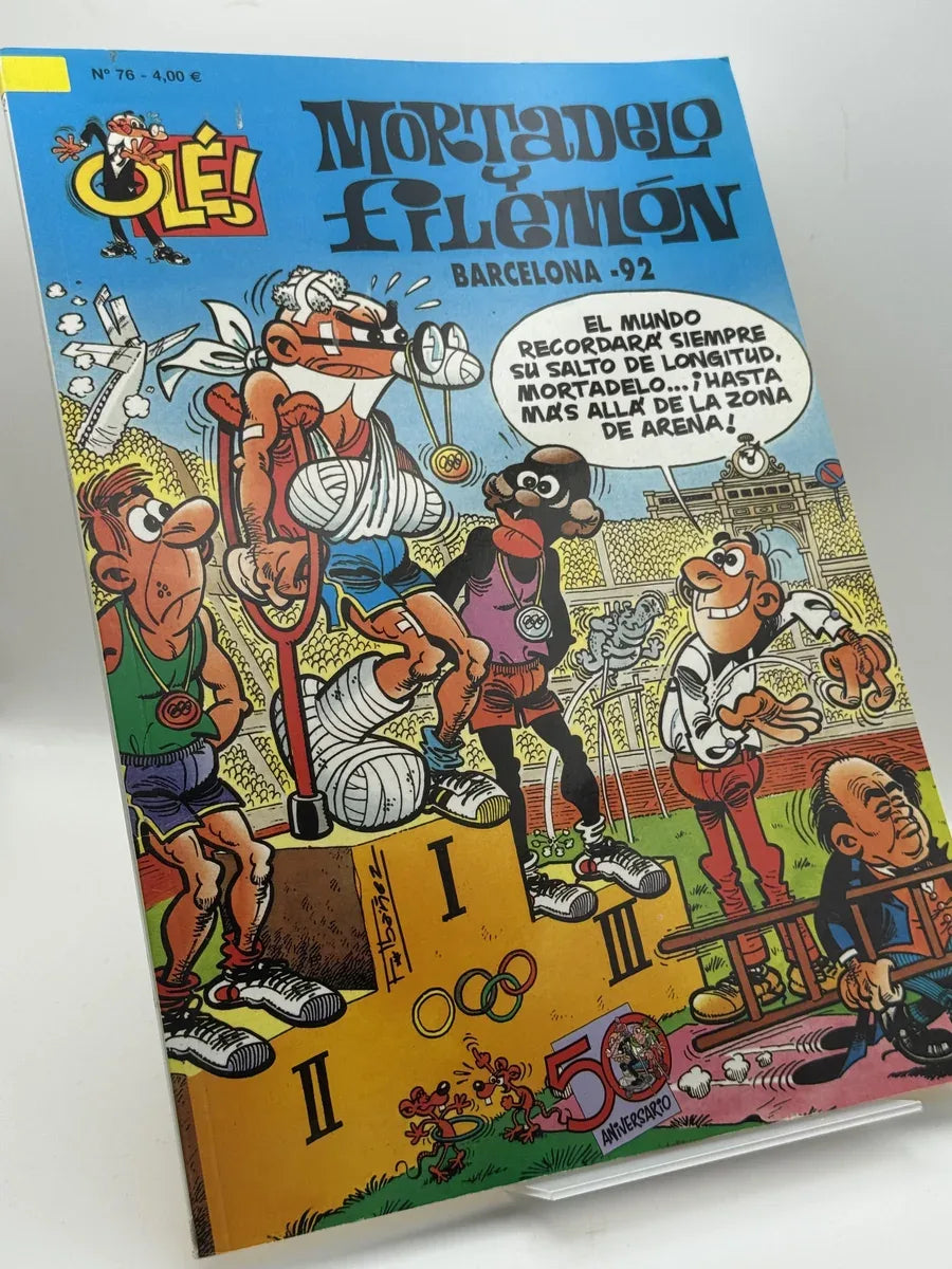 Mortadelo y Filemón Barcelona 92 de Francisco Ibáñez | Libro segunda mano - Portada