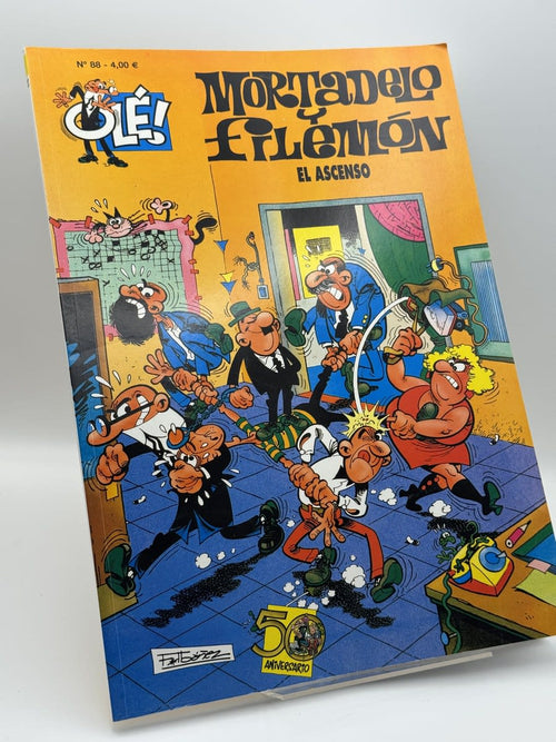 Portada de Mortadelo y Filemón El ascenso - Francisco Ibáñez de Francisco Ibáñez, libro de segunda mano