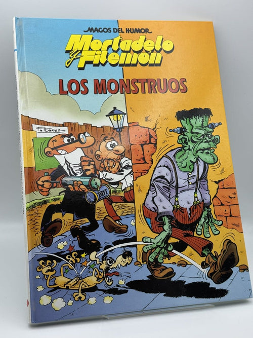 Portada de Mortadelo y Filemón los monstruos - Francisco Ibáñez de Francisco Ibáñez, libro de segunda mano
