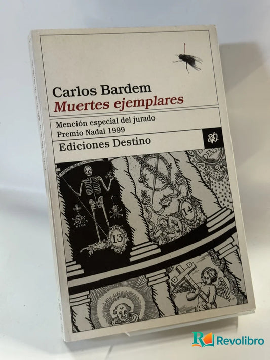 Portada de Muertes ejemplares de Carlos Bardem, libro de segunda mano