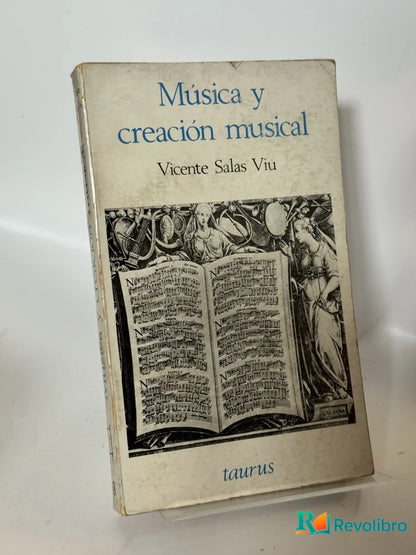 Portada de Música y creación musical de Vicente Salas Viu, libro de segunda mano