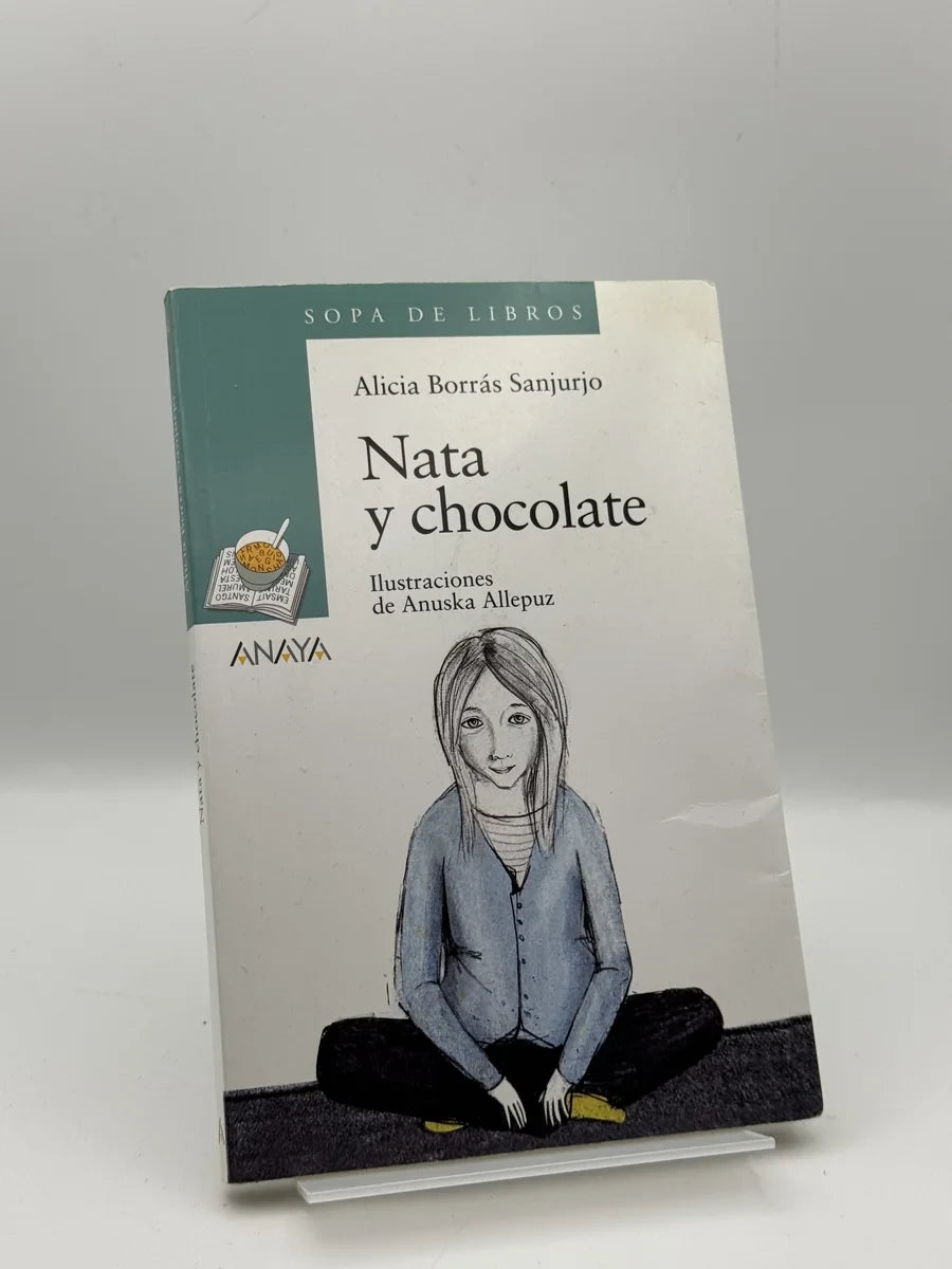 Nata y chocolate de Alicia Borrás Sanjurjo | Libro segunda mano - Portada