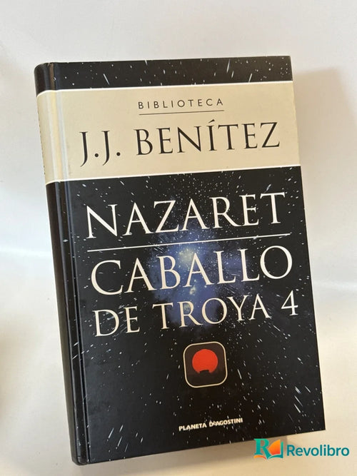Portada de Nazaret caballo de Troya 4 de J.J. Benítez, libro de segunda mano