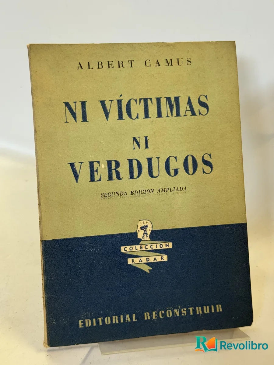 Portada de Ni Víctimas Ni Verdugos de Albert Camus, libro de segunda mano