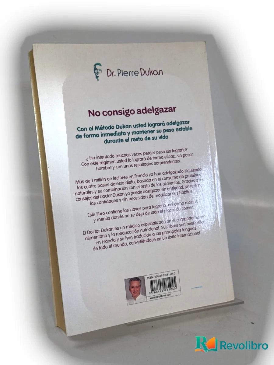Foto 2 de No consigo adelgazar de Pierre Dukan, libro de segunda mano