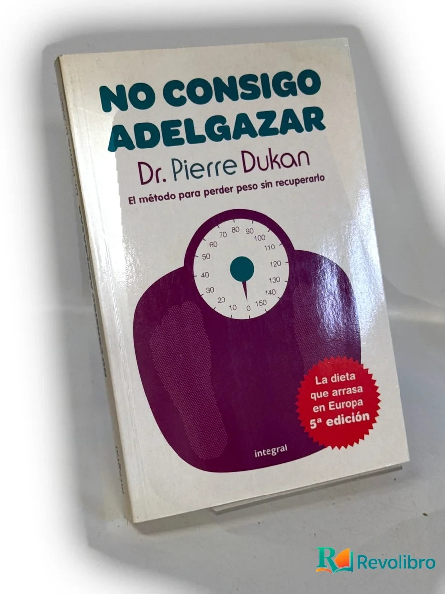 Portada de No consigo adelgazar de Pierre Dukan, libro de segunda mano