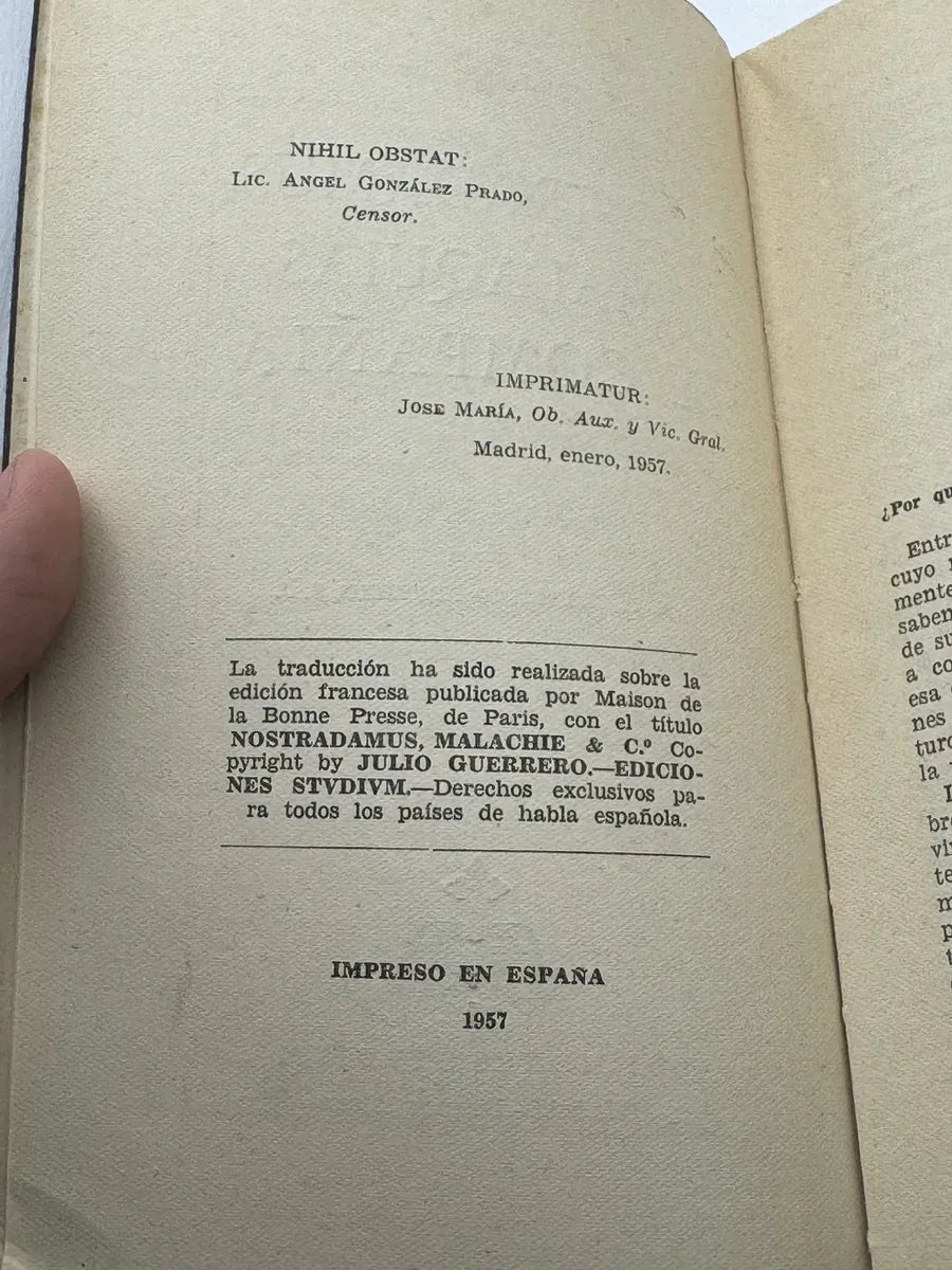 Foto 2 de Nostradamus, Malaquías y Compañía de L. Cristiani, libro de segunda mano
