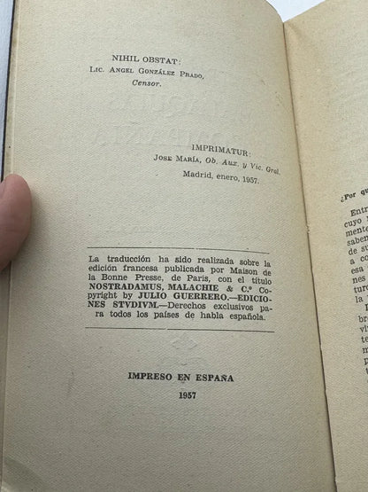 Foto 2 de Nostradamus, Malaquías y Compañía de L. Cristiani, libro de segunda mano