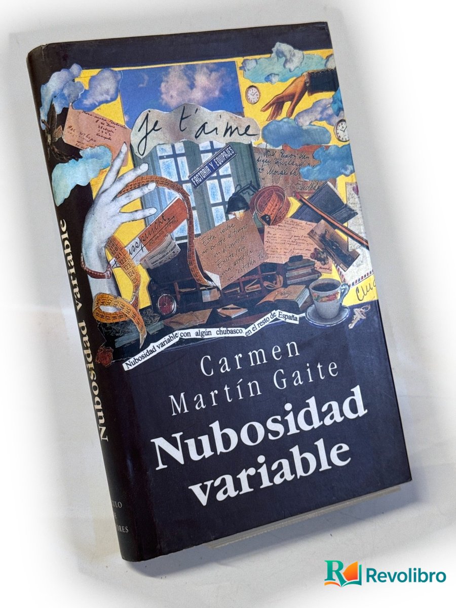 Portada de Nubosidad variable de Carmen Martín Gaite, libro de segunda mano