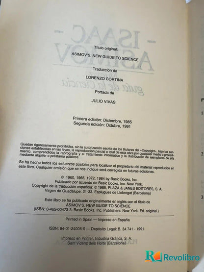 Foto 4 de Nueva guía de la ciencia de Isaac Asimov, libro de segunda mano
