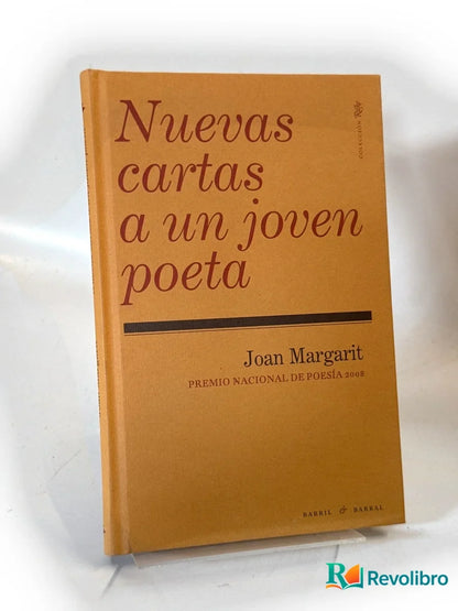 Portada de Nuevas cartas a un joven poeta de Joan Margarit, libro de segunda mano