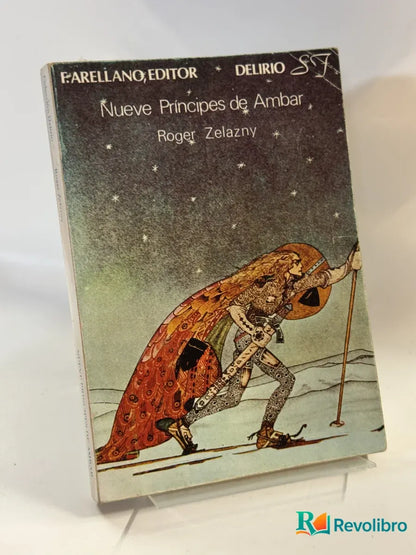 Portada de Nueve Príncipes de Ámbar de Roger Zelazny, libro de segunda mano