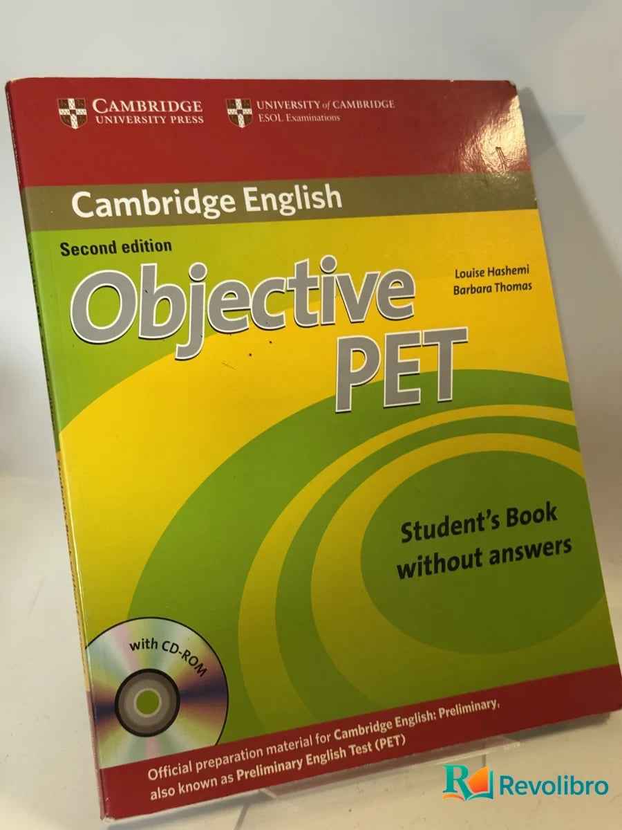 Portada de Objective PET de Louise Hashemi, libro de segunda mano