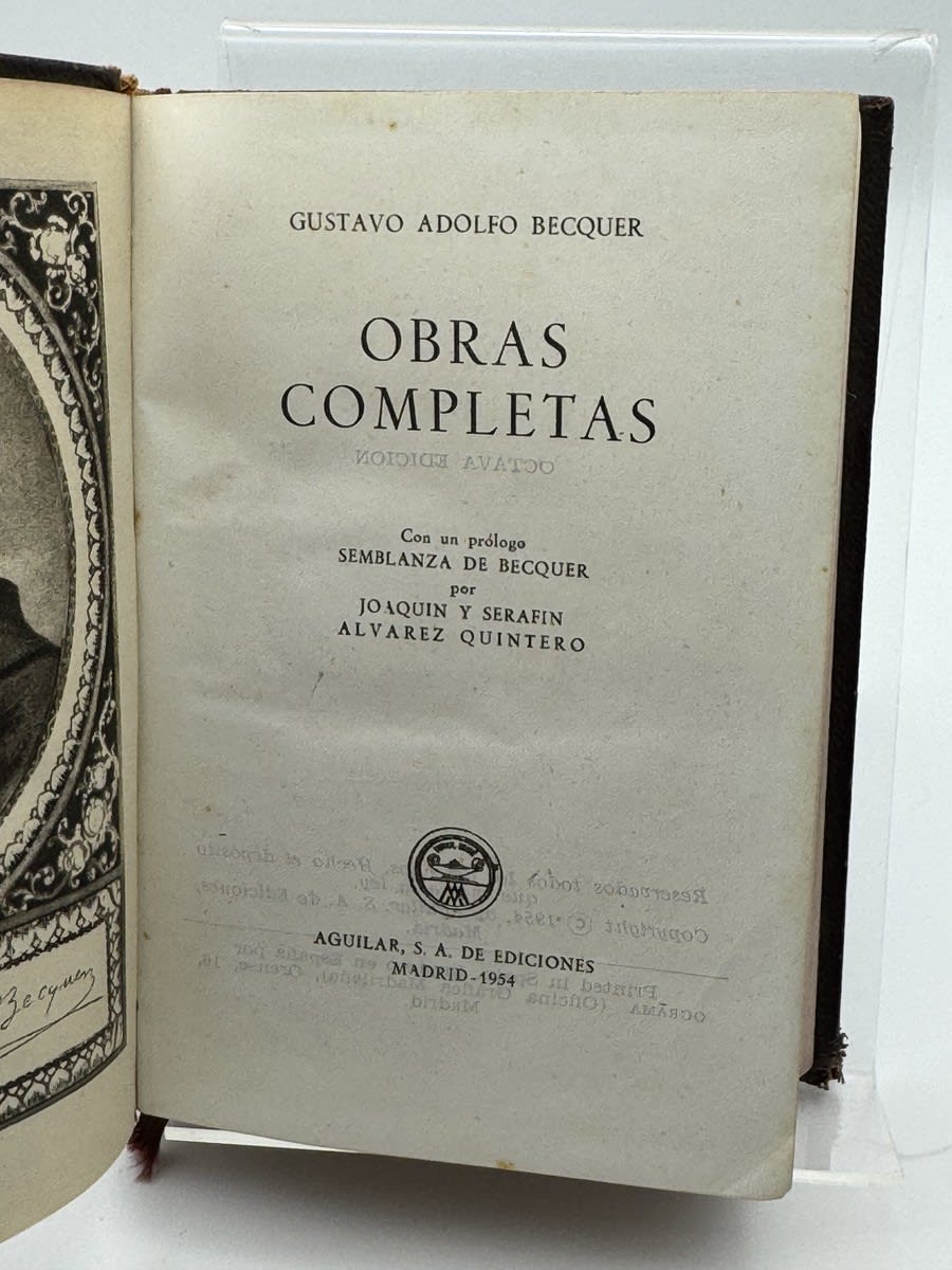 Obras completas Becquer - Gustavo Adolfo Bécquer - Foto 2