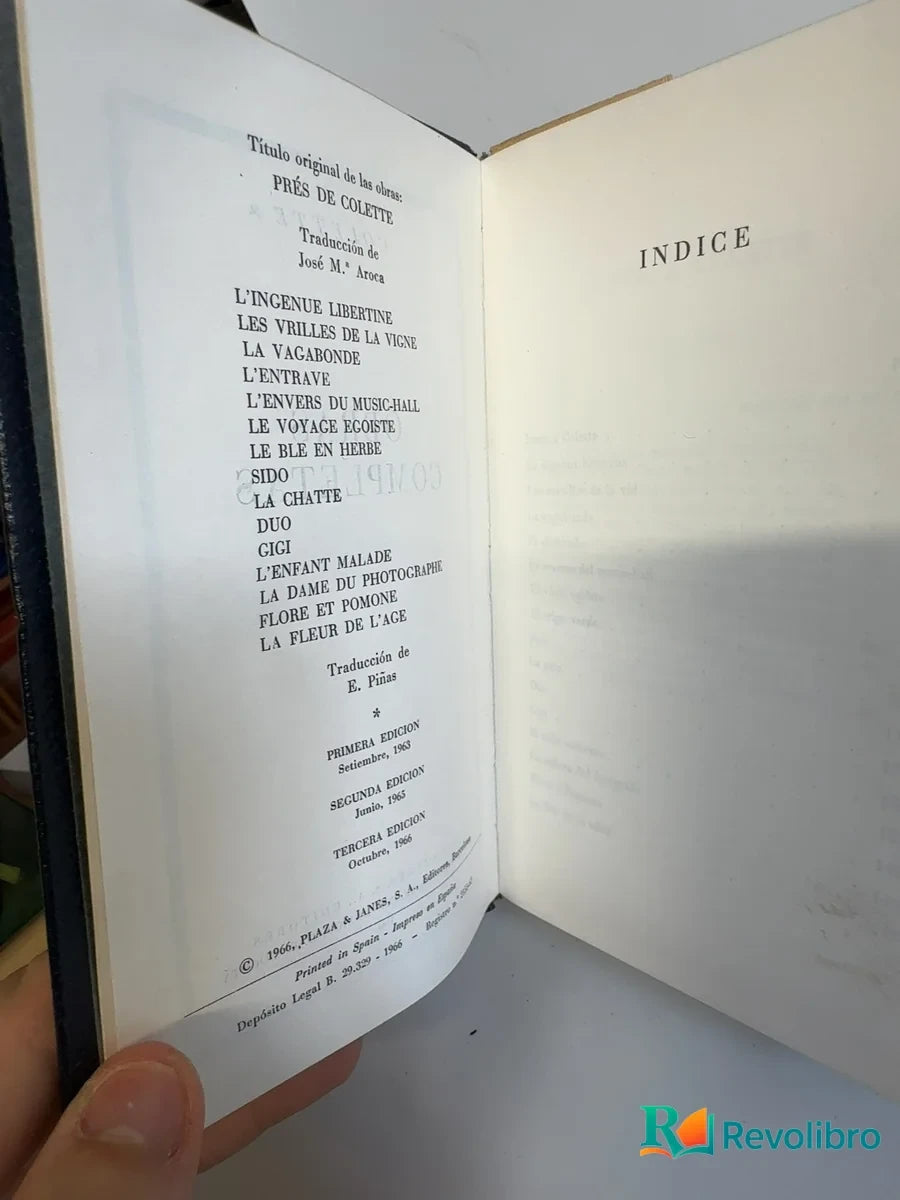 Foto 4 de Obras completas de Colette, libro de segunda mano