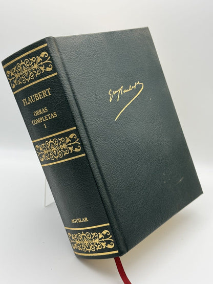 Portada de Obras completas Flaubert de Gustave Flaubert, libro de segunda mano