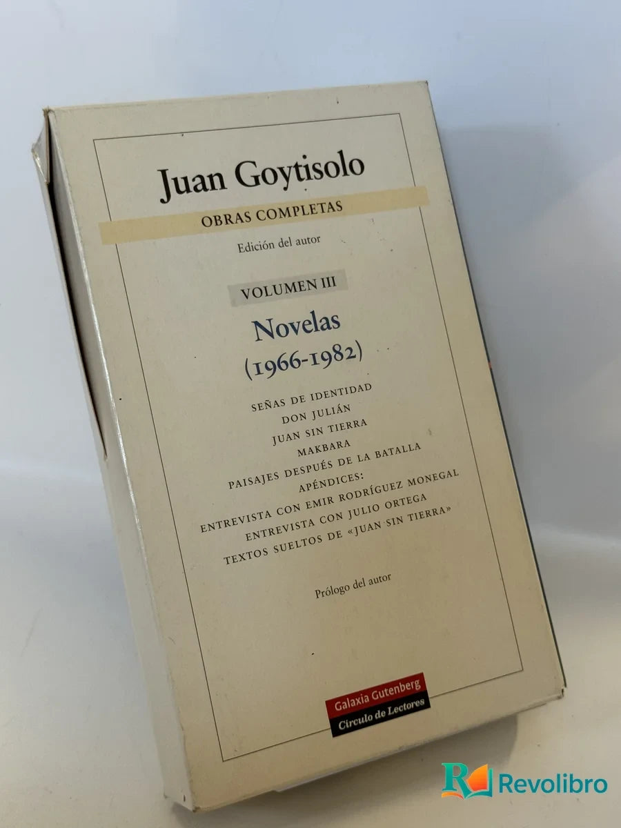 Foto 5 de Obras Completas III de Juan Goytisolo, libro de segunda mano