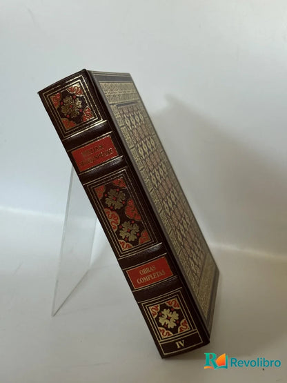 Portada de Obras completas IV de William Shakespeare, libro de segunda mano