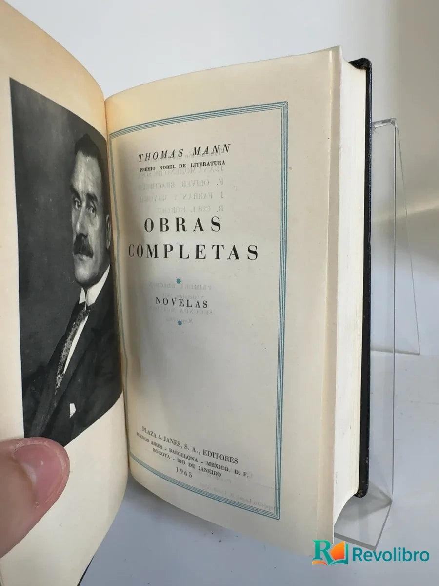 Portada de Obras completas. Volumen I de Thomas Mann, libro de segunda mano