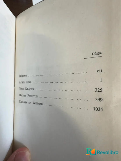 Foto 4 de Obras completas. Volumen I de Thomas Mann, libro de segunda mano