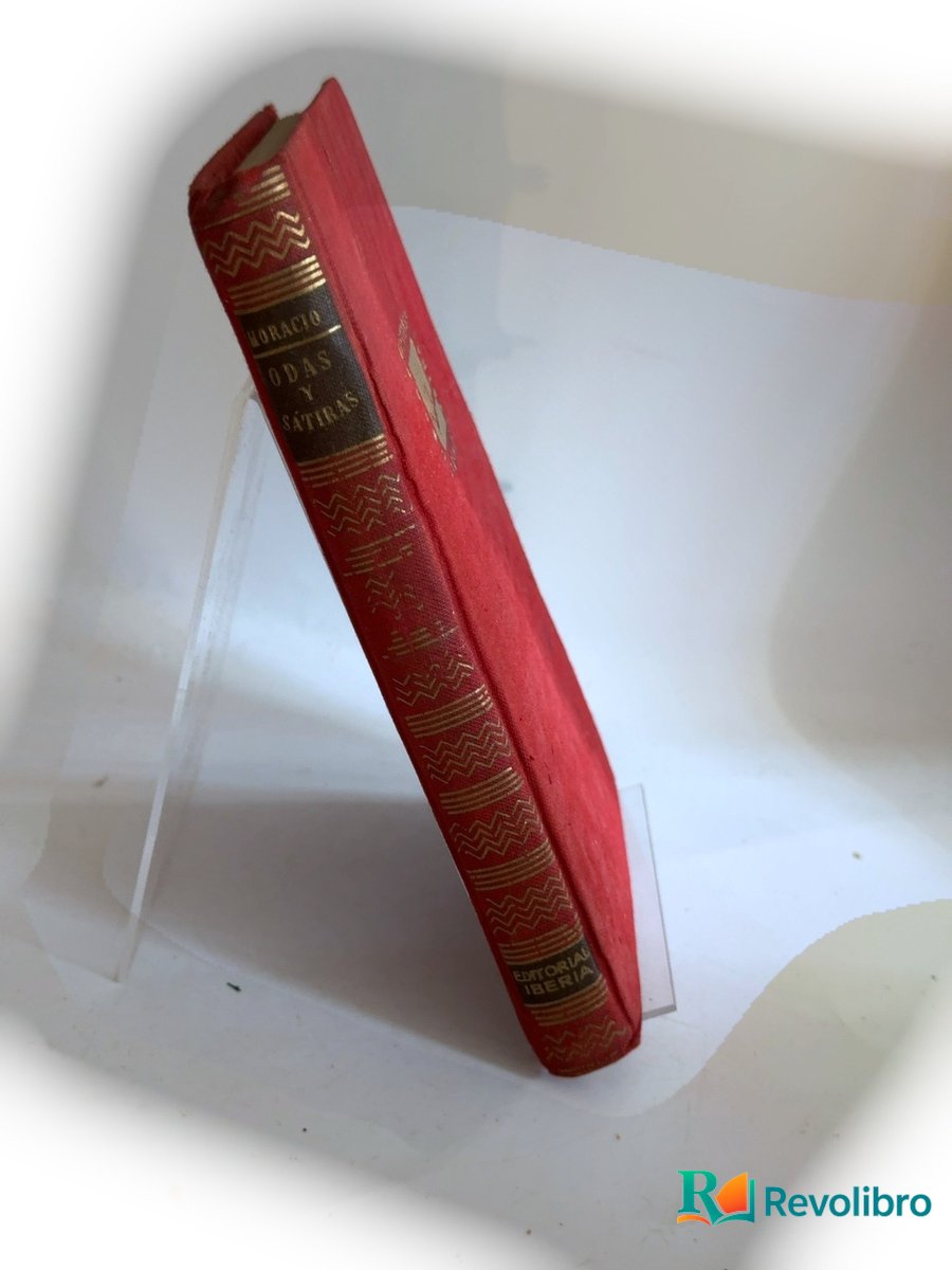 Portada de Odas y sátiras completas - 1ª edición de Horacio, libro de segunda mano