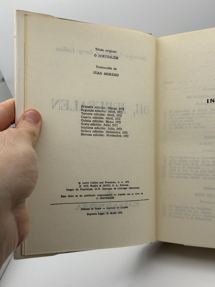 Oh Jerusalén - Dominique Lapierre - Imagen 2