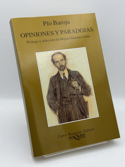 Portada de Opiniones y paradojas de Pío Baroja, libro de segunda mano