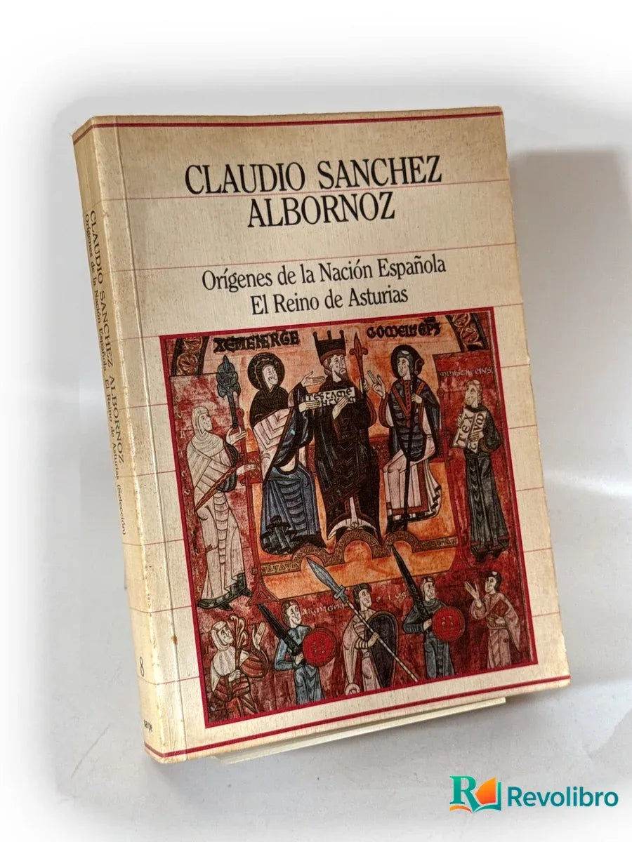 Portada de Orígenes de la nación española - 1ª edición de Claudio Sánchez Albornoz, libro de segunda mano