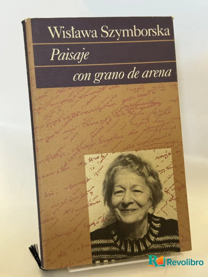 Portada de Paisaje con grano de arena de Wislawa Szymborska, libro de segunda mano