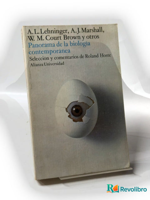 Panorama de la biología contemporánea, libro de segunda mano