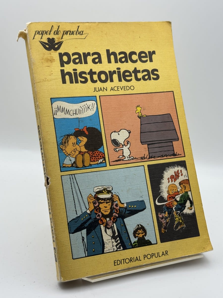 Portada de Para hacer historietas - Juan Acevedo de Juan Acevedo, libro de segunda mano