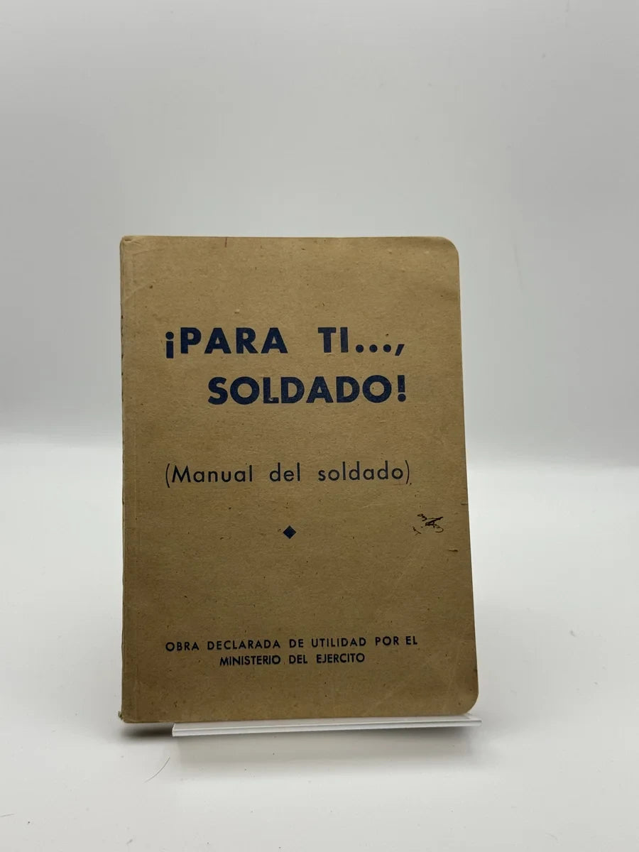Para ti... Soldado! Manual de soldado de Ministerio del ejercito | Libro segunda mano - Portada