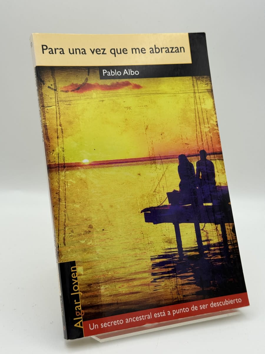 Portada de Para una vez que me abrazan de Pablo Albo, libro de segunda mano