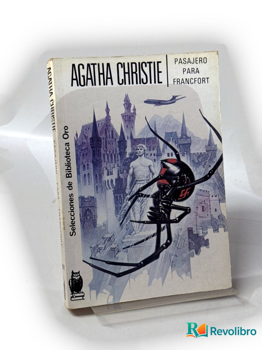 Portada de Pasajero para Francfort de Agatha Christie, libro de segunda mano