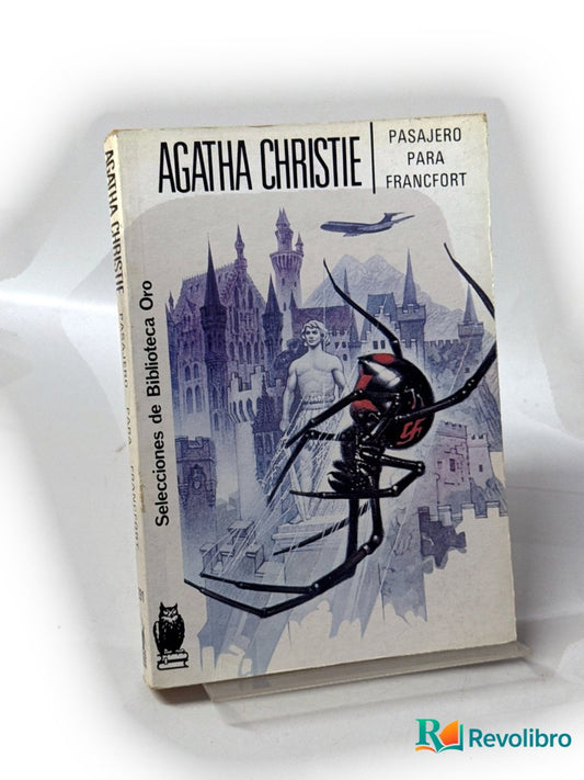 Portada de Pasajero para Francfort de Agatha Christie, libro de segunda mano