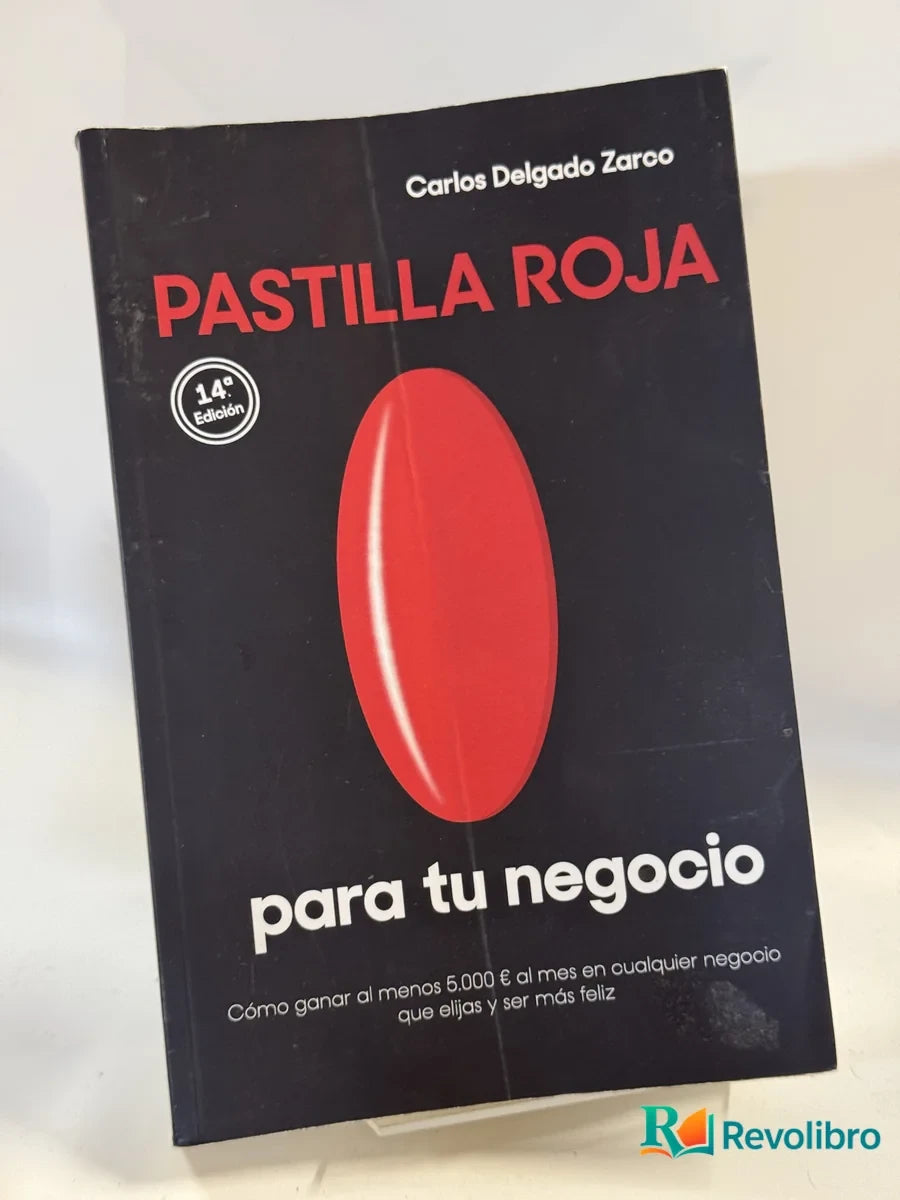 Portada de Pastilla Roja de Carlos Delgado Zarco, libro de segunda mano
