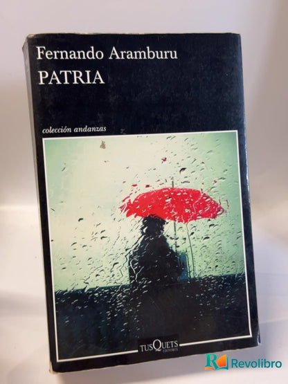 Portada de Patria de Fernando Aramburu, libro de segunda mano