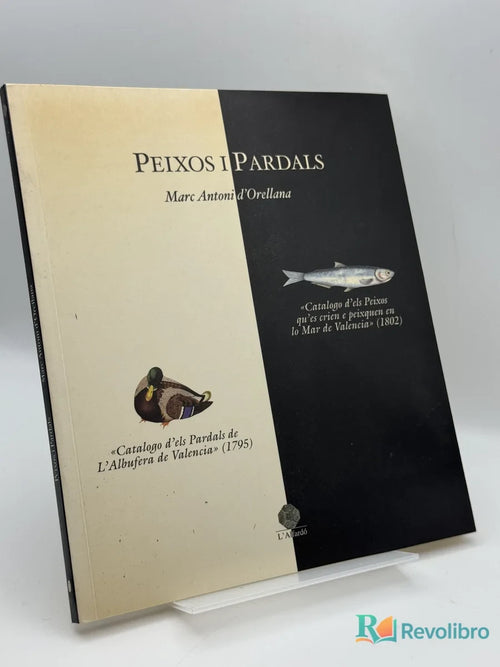 Portada de Peixos I Pardals de Marc Antoni d'Orellana, libro de segunda mano