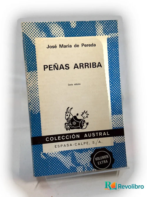 Portada de Peñas arriba de José María de Pereda, libro de segunda mano