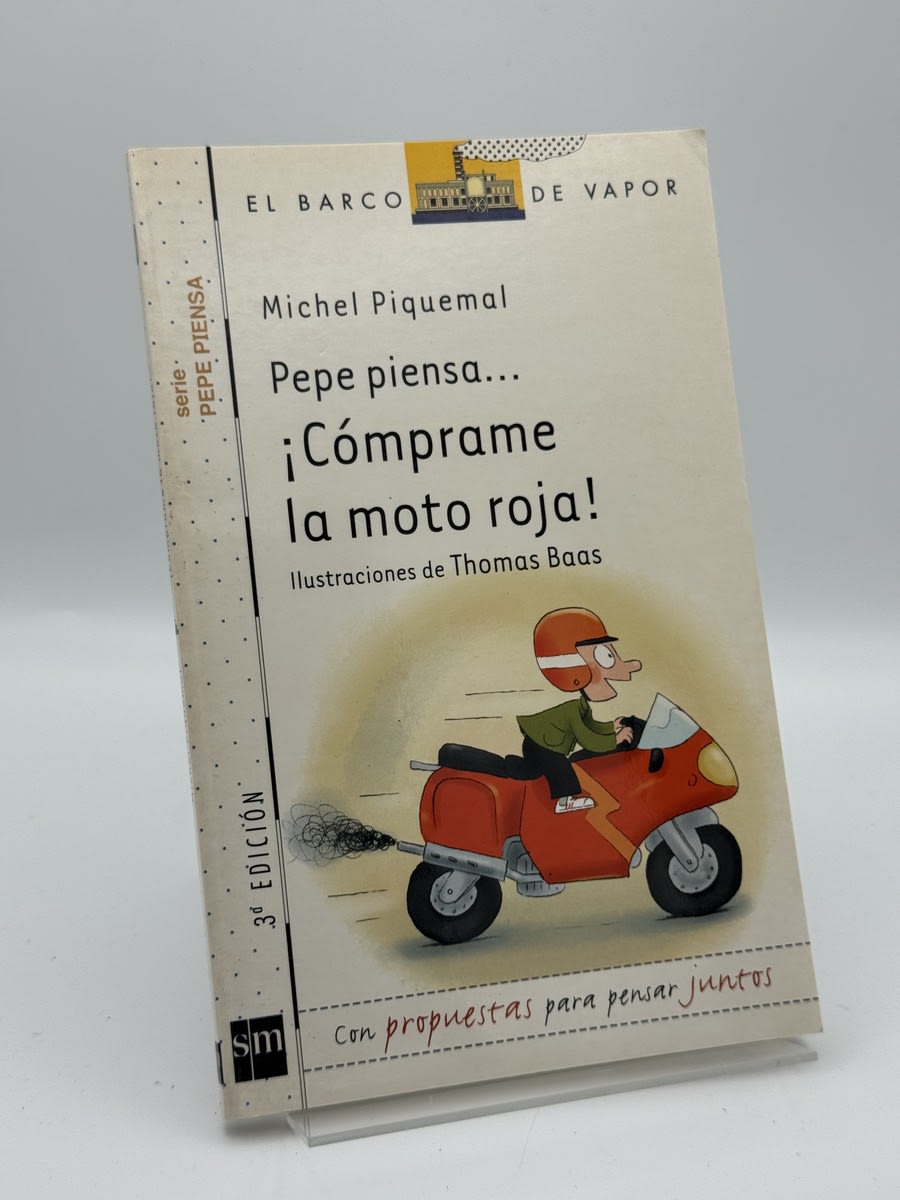 Pepe piensa... ¡Cómprame la moto roja! - Portada