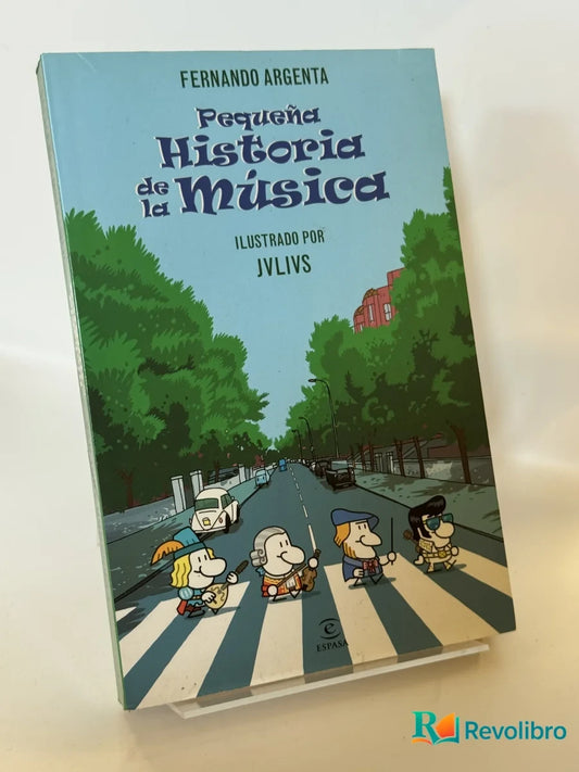 Portada de Pequeña Historia de la Música de Fernando Argenta, libro de segunda mano